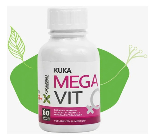 Megavit Multivitaminico De Mujer 60 Cáps Vitaminas Mujer