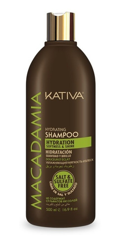 Imagen 1 de 1 de Shampoo Kativa Macadamia X500ml - mL a $66