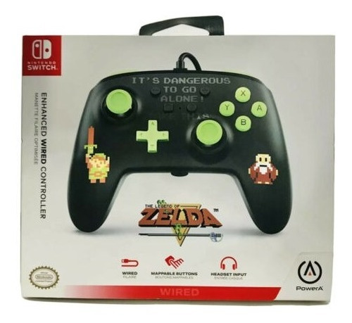 Enhanced Wired Controller Retro Zelda 