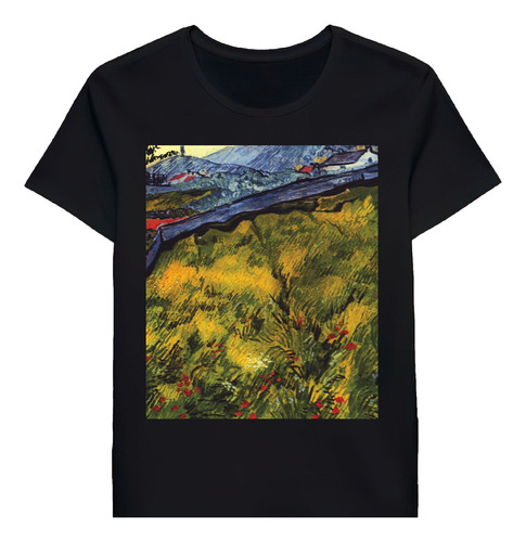 Remera Vincent Van Gogh Wheat Field Retro Aestheticge Ar0986