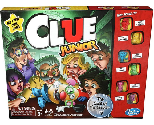 Juego Clue Junior (el Caso Del Juguete Roto)