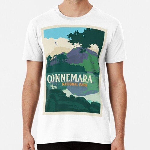 Remera Cartel De Viaje Del Parque Nacional De Connemara Algo