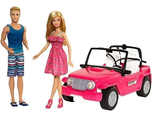 Auto Playa Barbie Con Ken Incluido - Envio Gratis