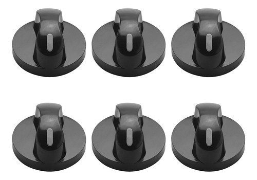 Switch Knob, 6 Unidades, Plástico, Cocina, Gas, Control De H