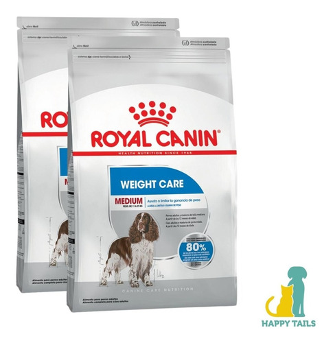 Royal Canin Medium Weight Care 2 X 10 Kg - Happy Tails