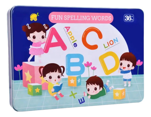 Puzzle Magnetico Aprender Alfabeto Ingles Para Niños