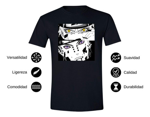Playera Hombre Anime Naruto Naruto Pain 000192n