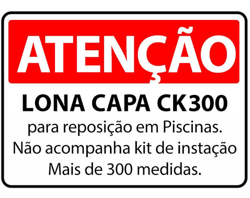 Lona Azul 300 Micras Reforçada Impermeavel Multiuso 15x15 M