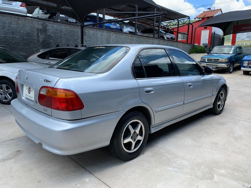 Honda Civic 1.6 Lx Aut. 2000 Prata Gas.