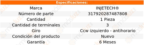 1- Sensor Tps Acelerador Ram H100 Van L4 2.4l 14 Injetech