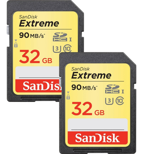 Imagen 3 de 3 de Sandisk Extreme 32gb Sd 4k Clase 10 U3. Envío Gratis