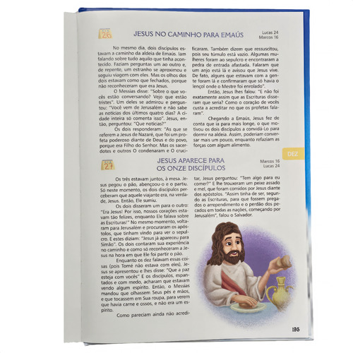 Bíblia Infantil Ilustrada Com 365 Histórias Capa Dura E Almofadada Para Crianças