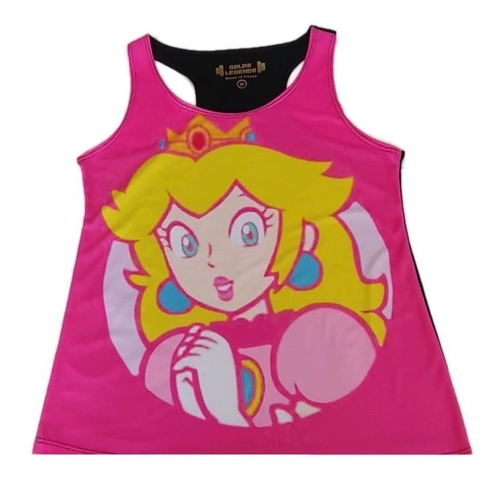 Camiseta Olimpica Dama  Modelo Princesa Mario