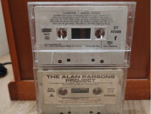 2 Cassettes The Alan Parsons Project Y Michael Jackson 