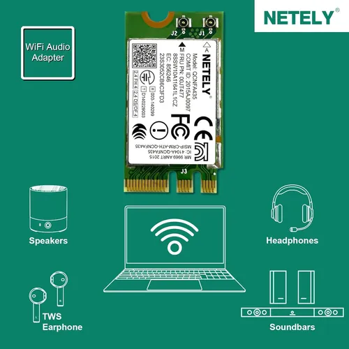 Netely Ieee 802.11ac Wifi 5 Ngff M2 Interface 600mbps Wif...