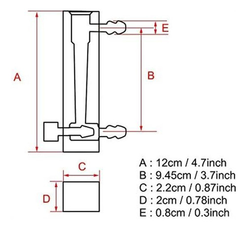 Medidor De Flujo De Gas 1-10 Lpm C/ Válvula De Control