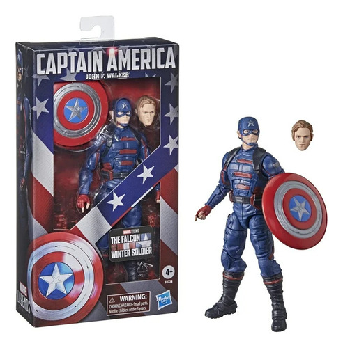 Marvel Legends Series Figura De Acción Capitán América 16cm