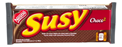 Galleta Susy Choco2 Nestle 200gr 4unds