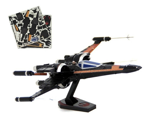 Star Wars - Poe X Wing Fighter Rompecabezas 3d Metal(color) 