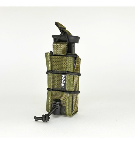 Porta Carregador De Pistola / Lanterna Modular Molle Verde