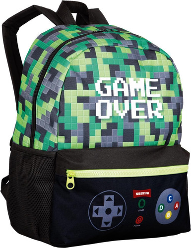 Mochila De Costas Sestini Game M Plus Verde