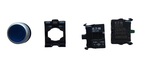 M22-dl-b, Botón Pulsador Iluminado Eaton