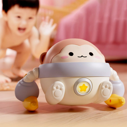 Banana Tumbling Monkey Light Music Para Niños Baby Head U