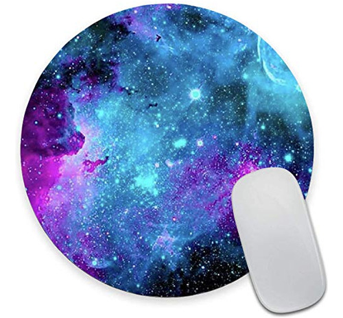 Pad Espacial Galaxia Azul Morado