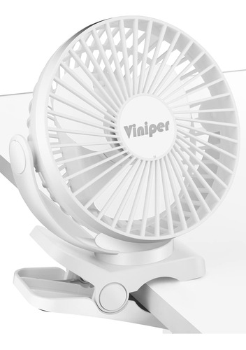 Viniper Ventilador Recargable Con Clip De 6 Pulgadas, Ventil