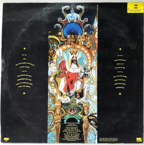 Disco Lp Michael Jackson Dangerous Epic 1991 Álbum Doble (Usado)