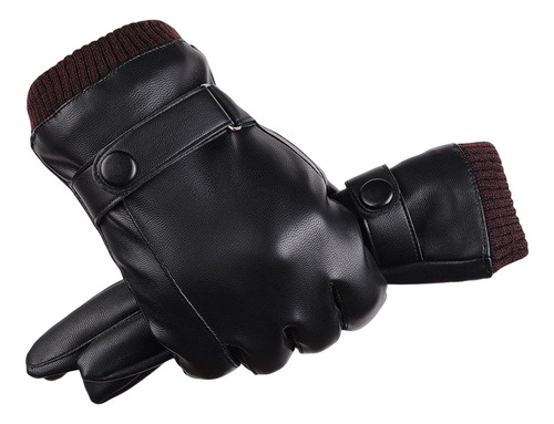 Guantes De Invierno Para Hombre Y Mujer, Forrados De Piel