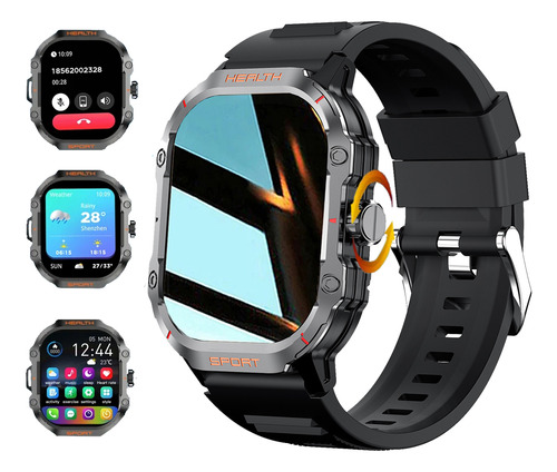 Reloj Inteligente Hombres Amoled Smart Watch Bluetooth Ip68