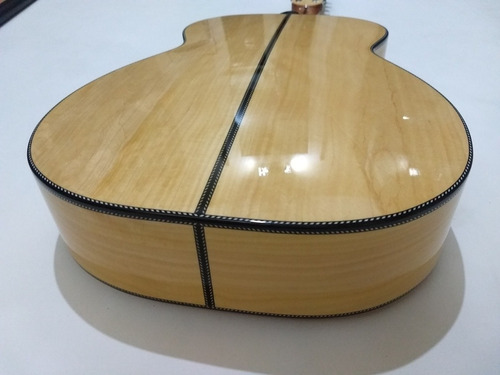 Imagem 6 de 10 de Violão Luthier Araújo 7 Cordas Marfim Alessandro Penezzi