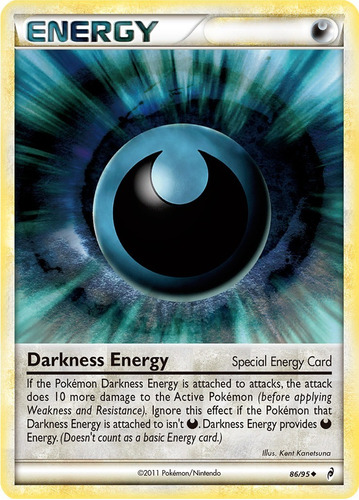 Cartas Pokemon Special Darkness Energy Call Of Legends Cl