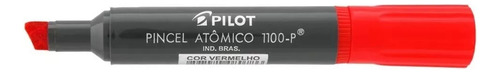 Pincel Atomico 1100-p Pilot Caixa C/12 Unid. Cor Vermelho