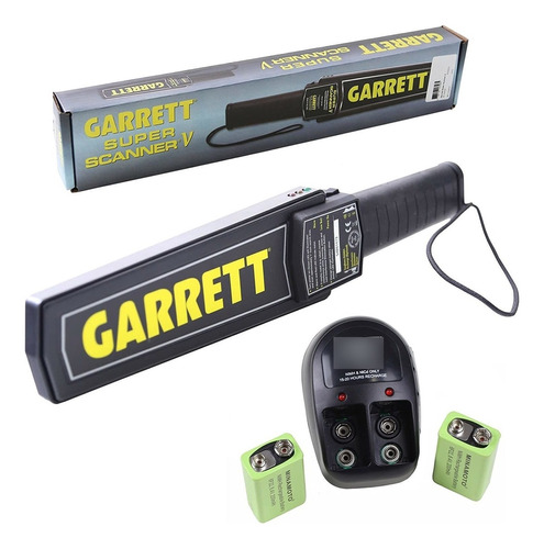 Garrett Super Scanner V Detector De Metales De Mano Con Kit
