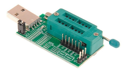 Imagen 5 de 10 de Prog Usb Ch341a + Adapt. Soic8 150mil + Pinza + Cable - Gtia