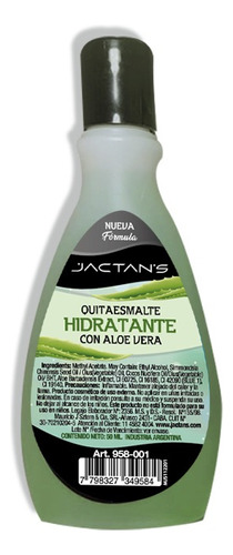 Jactans Quitaesmalte 50ml Hidratante Con Aloe Vera