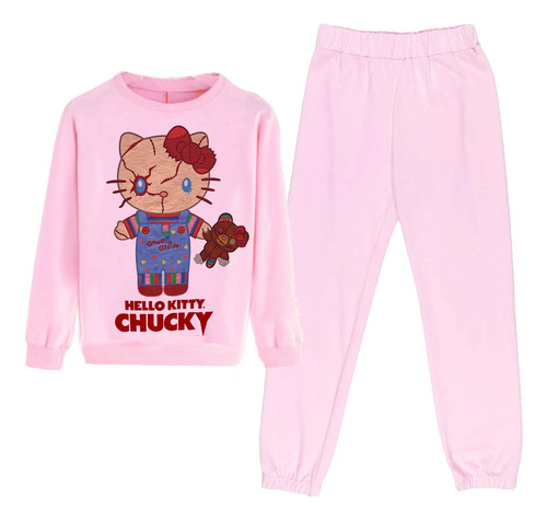 Conjunto De Sudadera Y Pans De Niñe Hello Kitty Chuky Goodgu