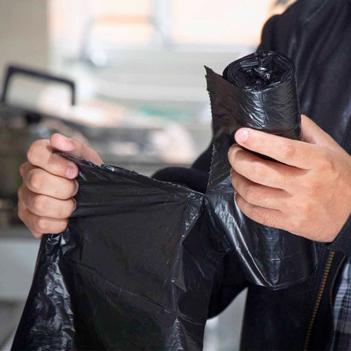 Saco De Lixo 110lt Até 20kg Reforçado Preto Leve 50 Pague 40