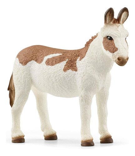 Schleich Figuras: De Granja Burro Manchado Americano 13961