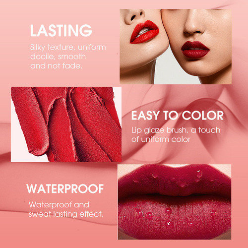 Juego De Brillos Labiales O Matte Velvet De 12 Colores Para