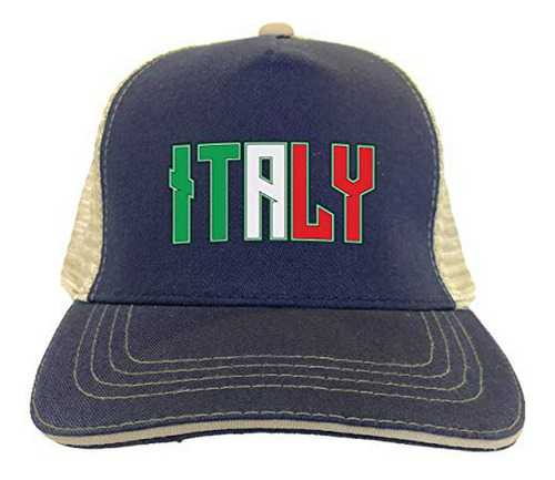 Sombreros - Tcombo Italy - Flag Italian Pride Twill Soft Mes