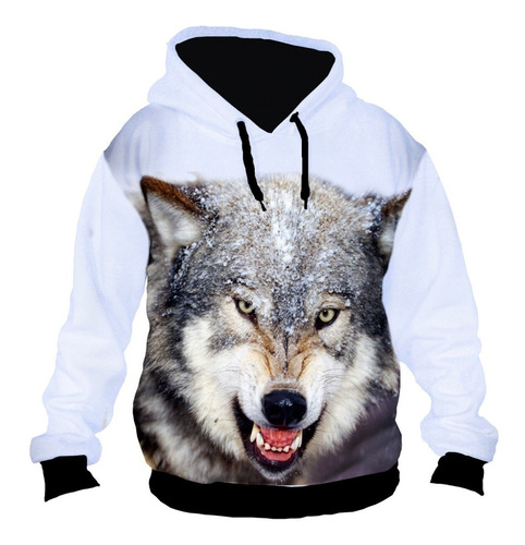 Buzo O Campera Con Capucha Zt Bczt-0365 - Lobo 2