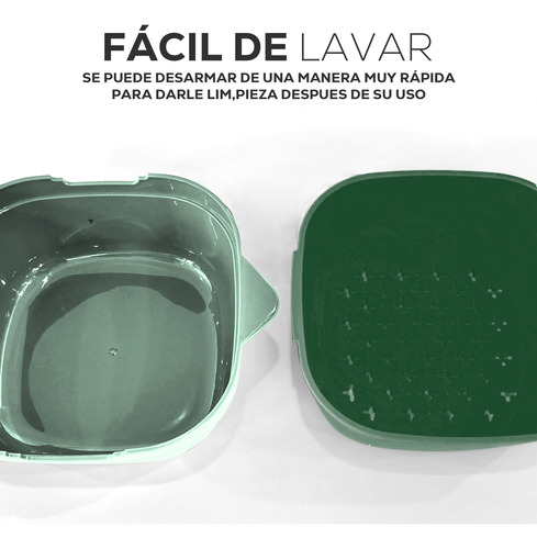 Escurridor Colador Doble Plástico Frutas Y Verduras