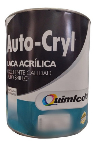 Pintura Automotriz Amarillo Acrilico Quimicolor 1/8