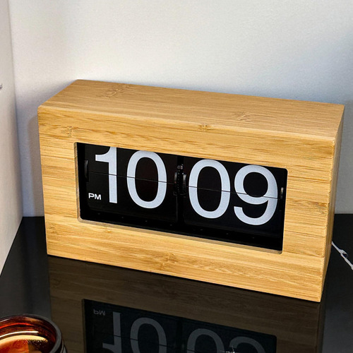 Reloj De Escritorio, Reloj De Mesa Retro De Flip, Reloj Haci