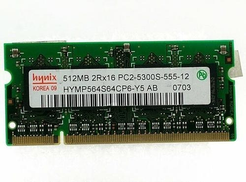 Memoria Ram Portatil Hynix 512mb Ddr2 667ghz Pc2-5300s