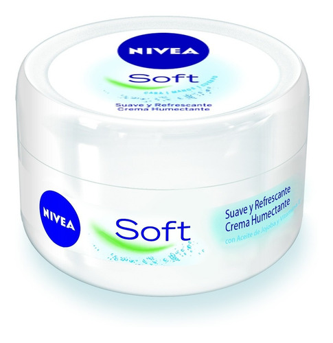 Nivea Soft Crema Multipropósito Cara Manos Cuerpo 100 Ml.