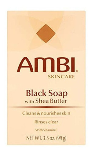  Ambi Skincare Jabon Negro Con Manteca De Karite 35 Oz Paqu